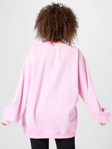 Public Desire Curve Sweatshirt in Pink