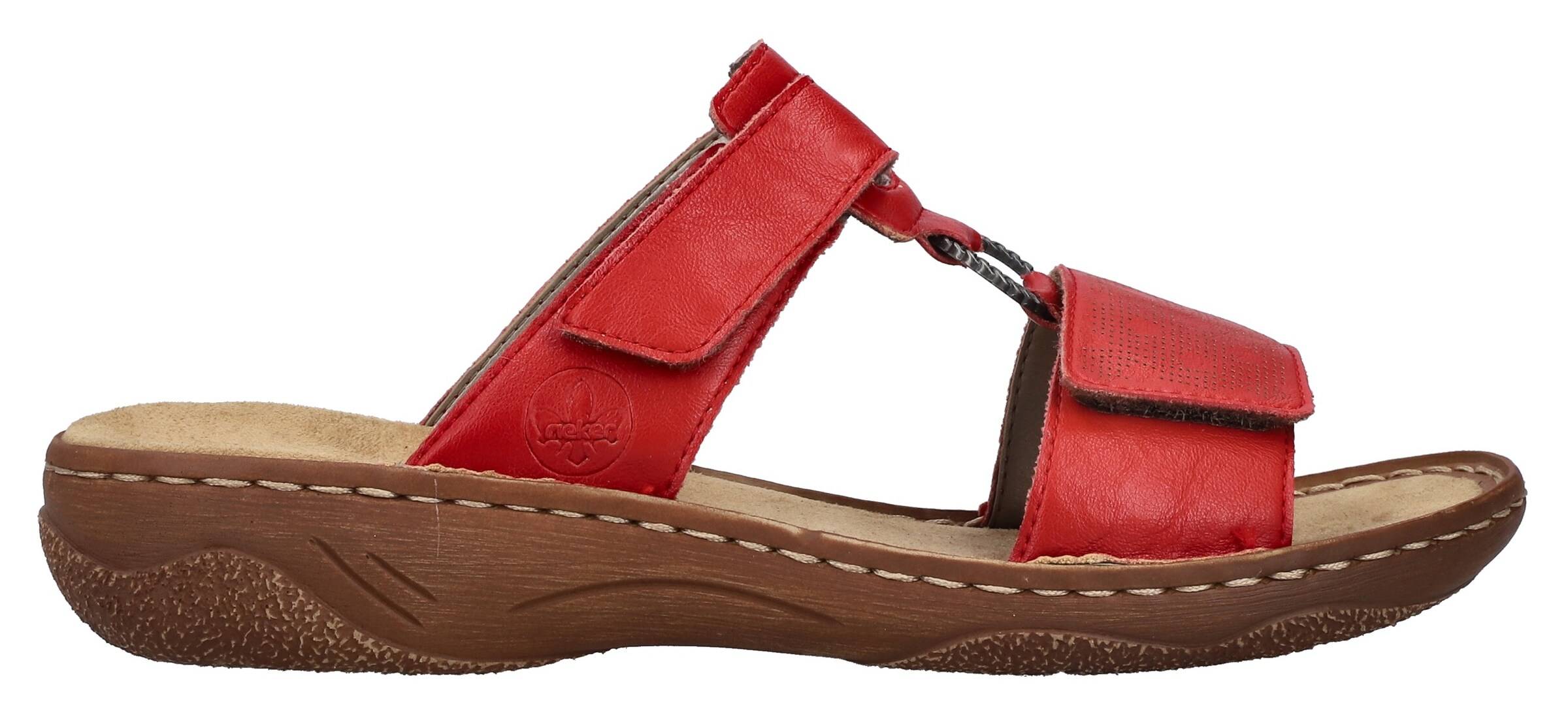 Rieker Mules in Red
