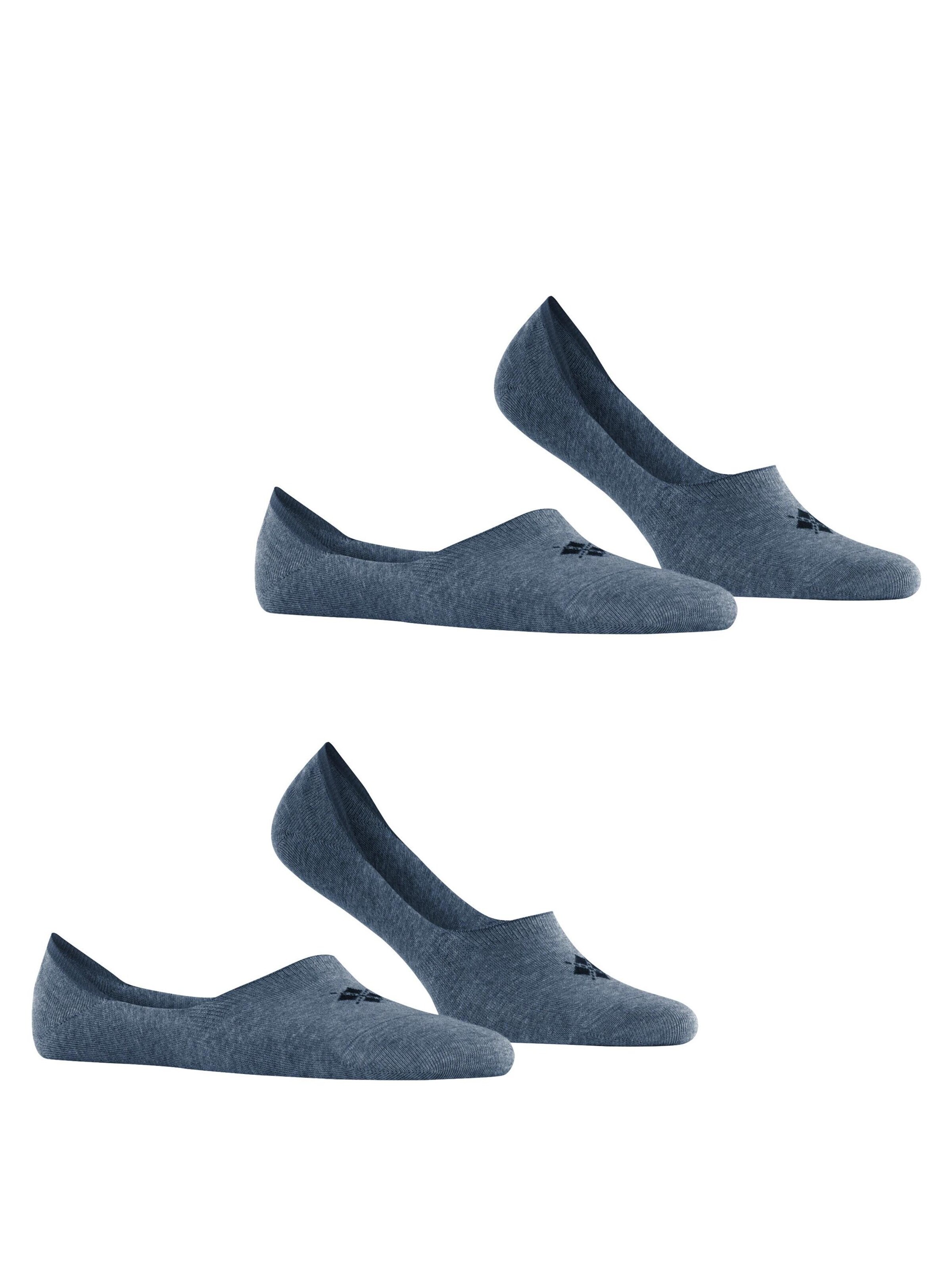 BURLINGTON Ankle Socks 'Everyday 2-Pack' in Blue