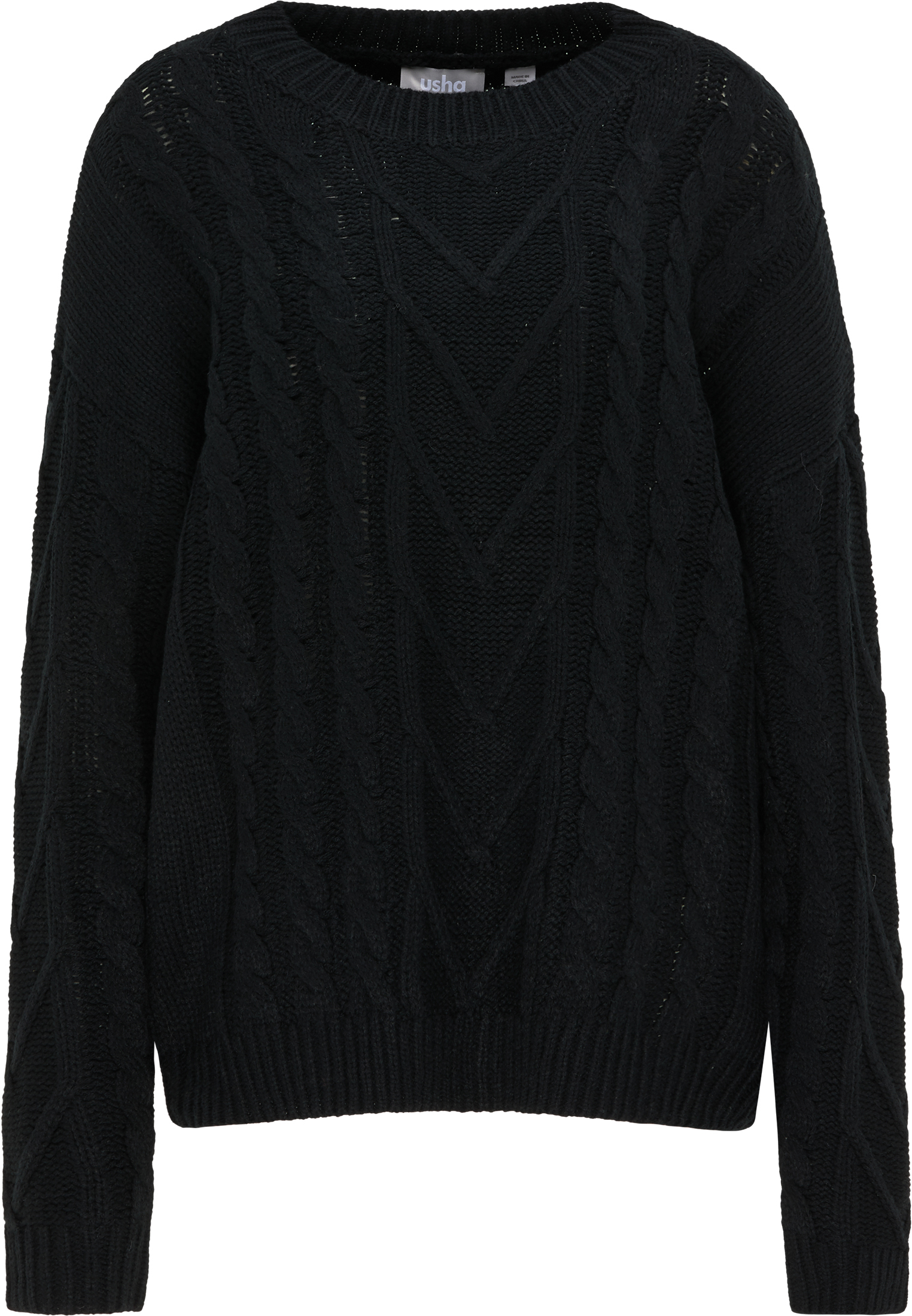 Usha Pullover in Nero 