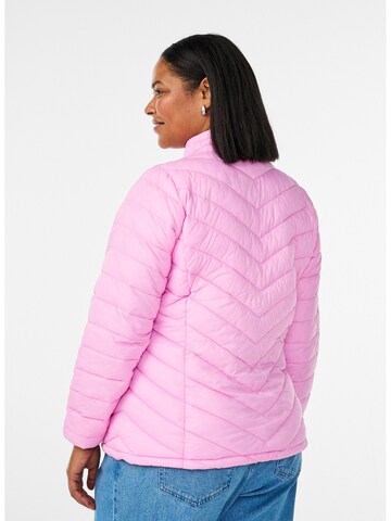 Zizzi Зимняя куртка 'CASALLY' в Ярко-розовый