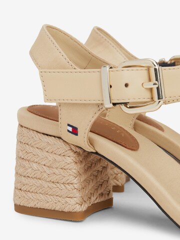 TOMMY HILFIGER Sandale 'Rope' in Beige