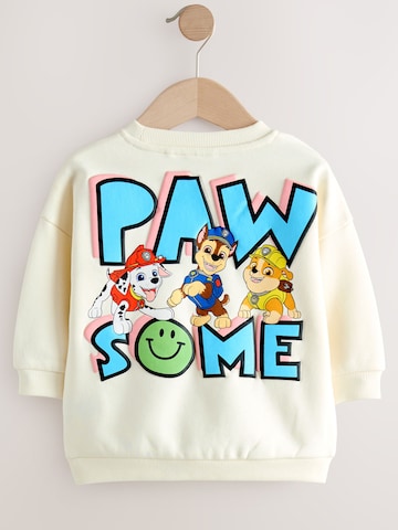 Next Sweatshirt 'Paw Patrol' i vit