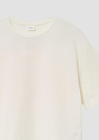 T-Shirt s.Oliver en blanc