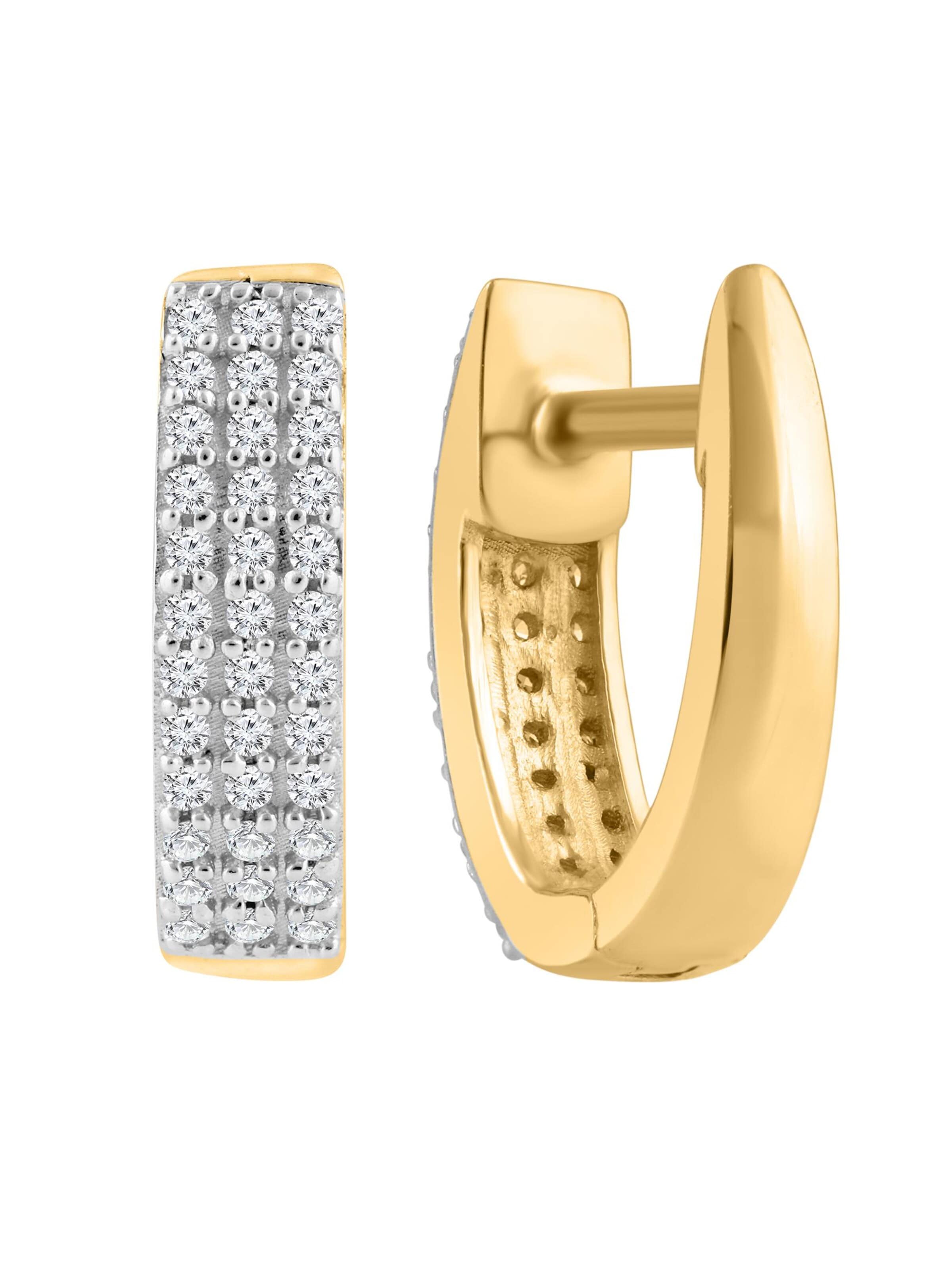 Diamant Exquis - Pendientes en oro