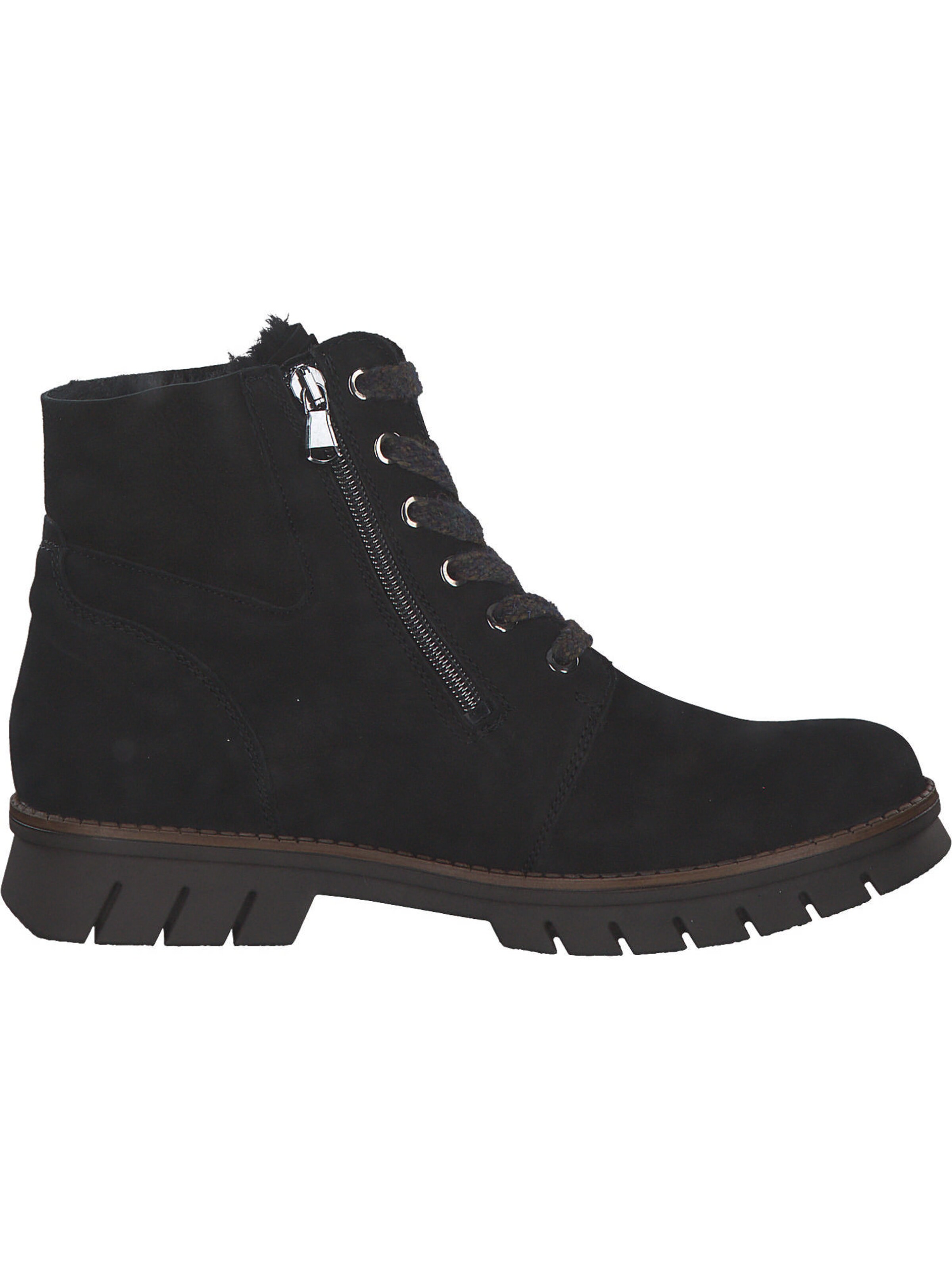 WALDLÄUFER Schnürstiefel 'Xara' in Schwarz