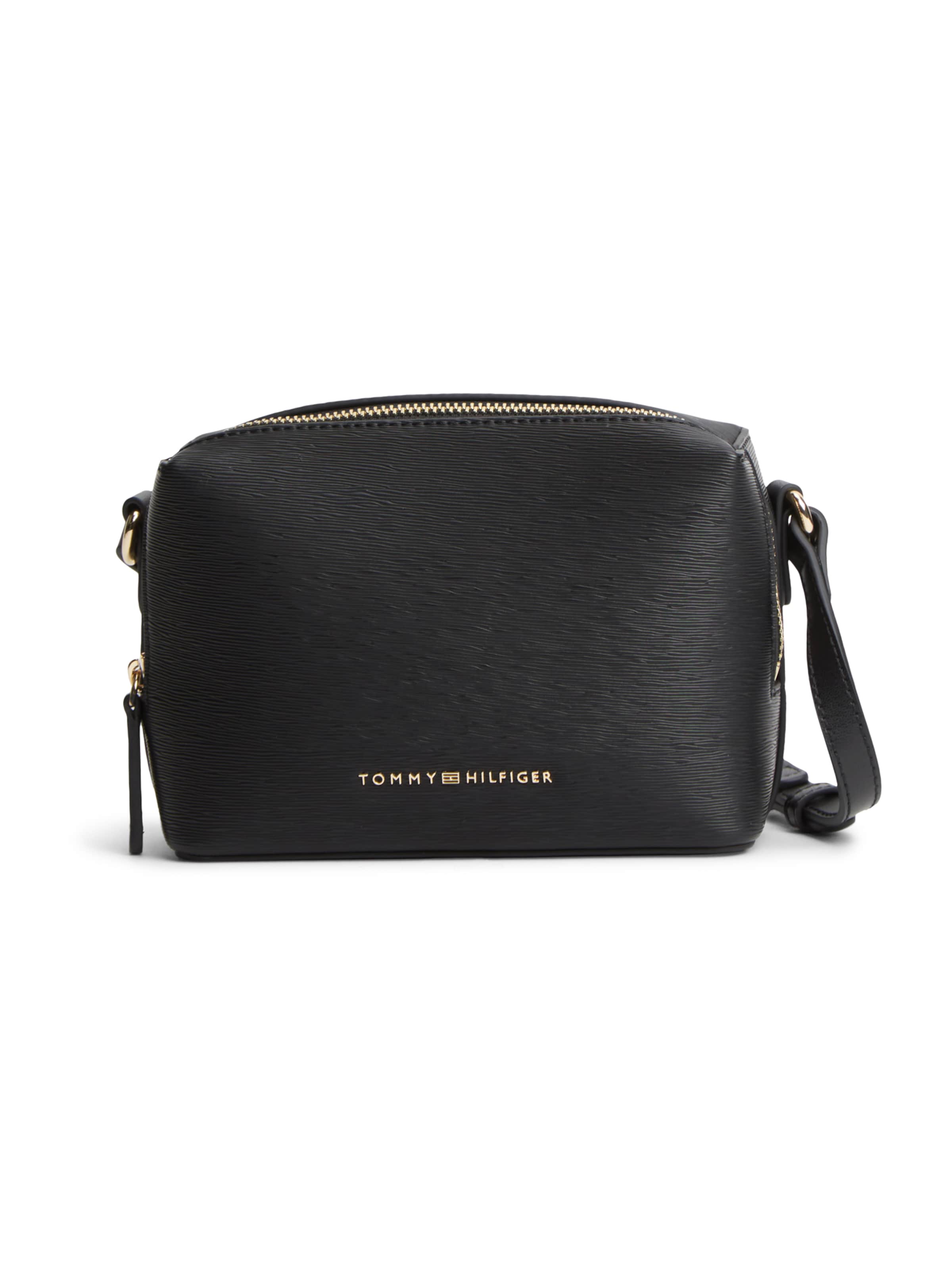 TOMMY HILFIGER Torba za čez ramo | črna barva: sprednja stran