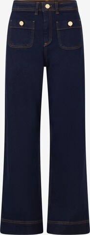 NAF NAF Wide leg Jeans 'Capitana' in Blue: front