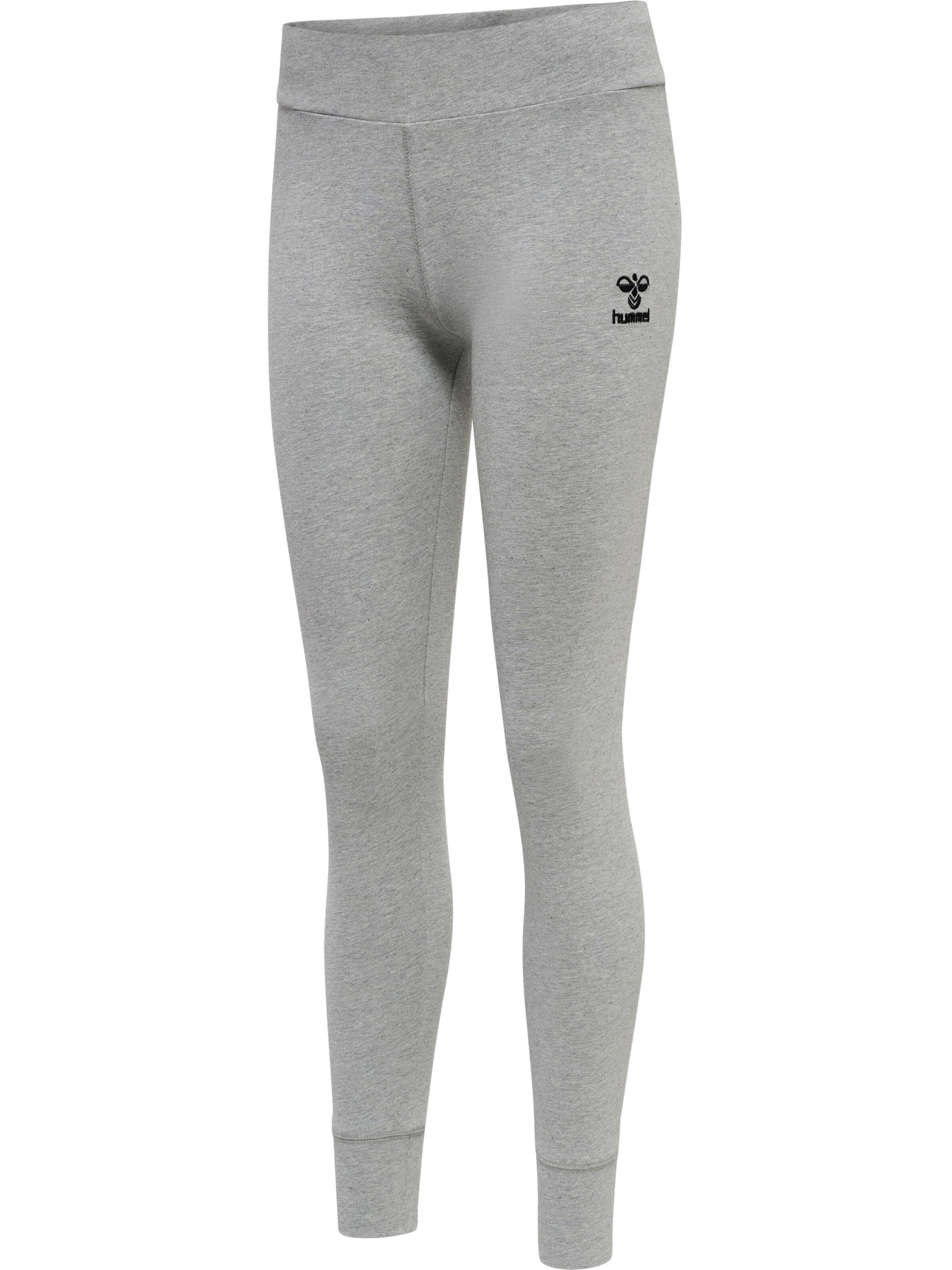 Skinny Pantalon de sport Hummel en gris : devant