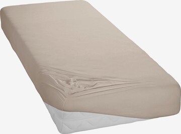 MY HOME Bed Sheet in Beige: front