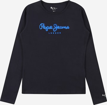 Pepe Jeans T-shirt 'SOLENNE' i blå: framsida