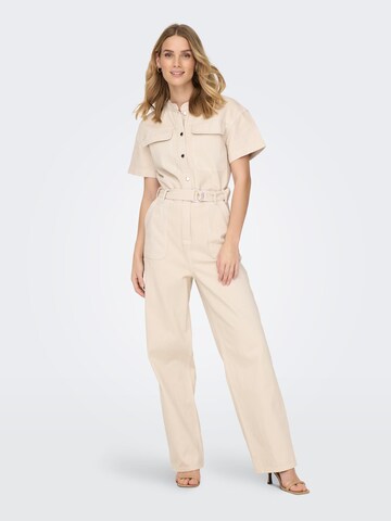 ONLY Jumpsuit 'ANGIE' in Beige