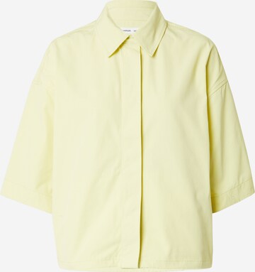 Camicia da donna 'Salulu' di Samsøe Samsøe in giallo: frontale