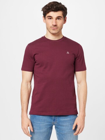 Marc O'Polo Shirt in Rood: voorkant