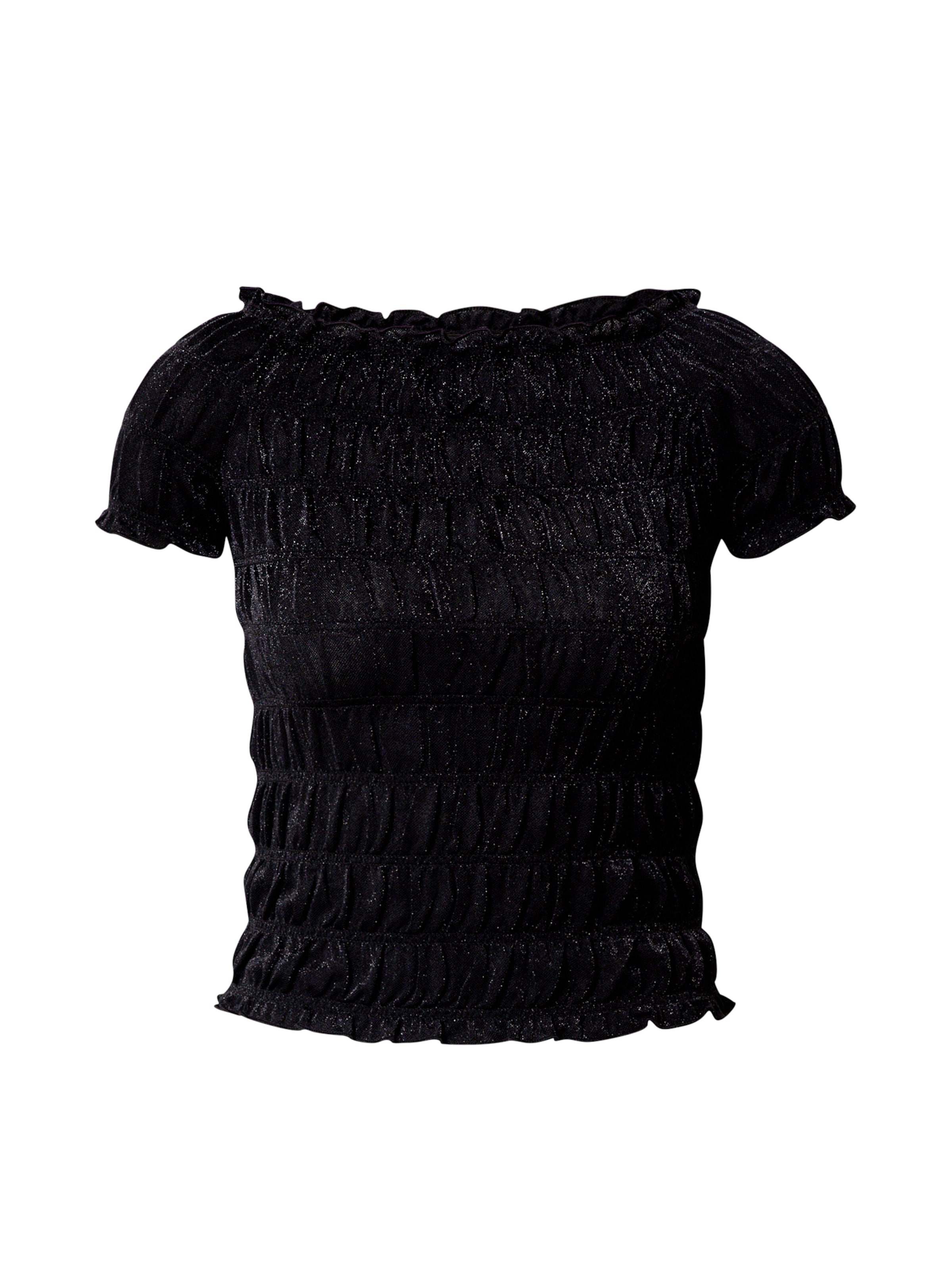 PIECES Bluse 'Djane' i sort: forside