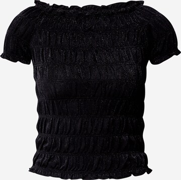 PIECES - Blusa 'Djane' em preto: frente