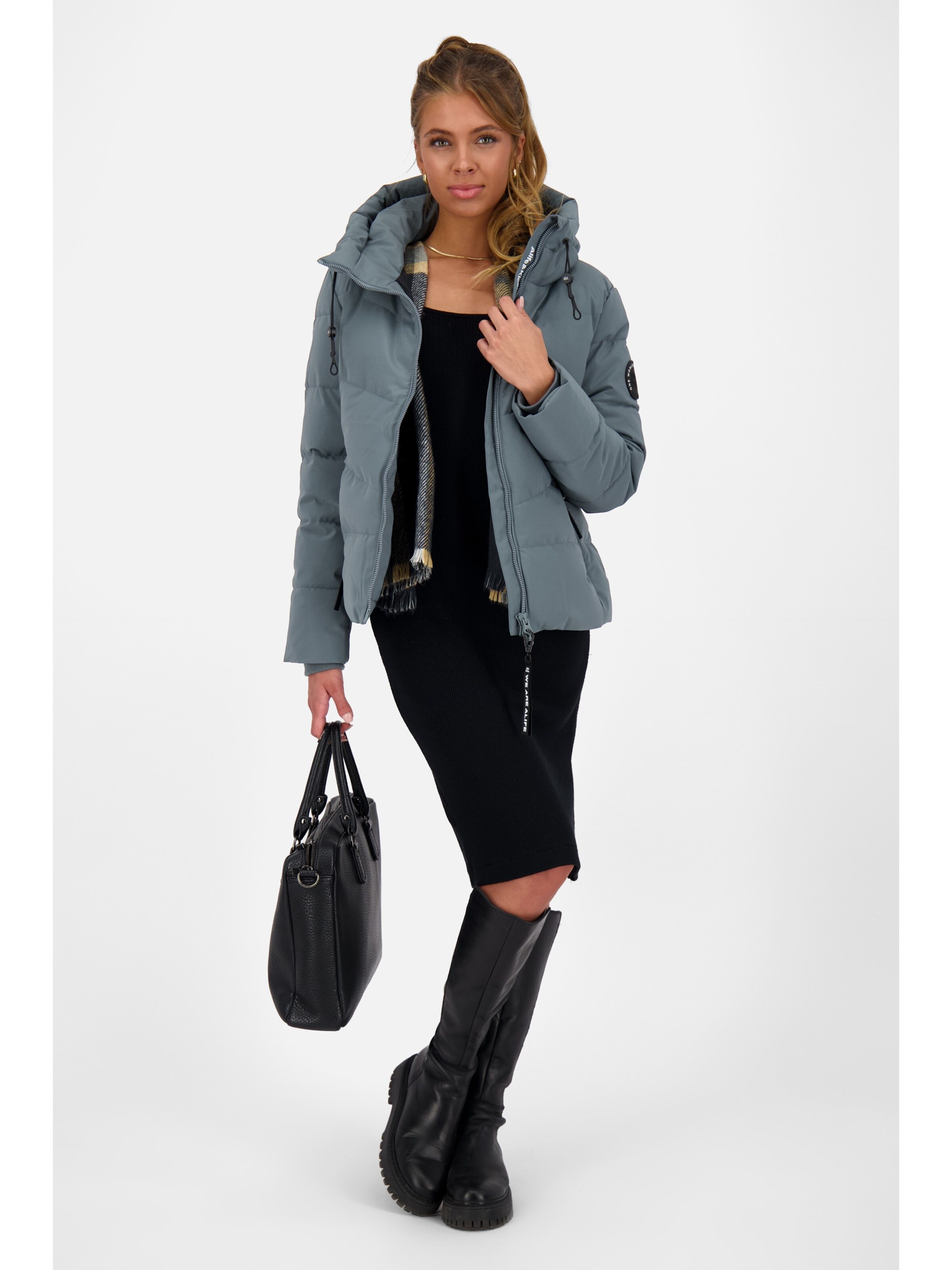 alife & kickin Winterjacke 'MichaelaAK' in Grau