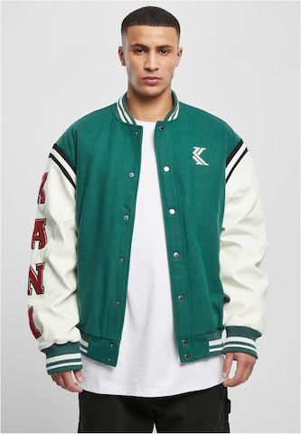 Karl Kani Демисезонная куртка в Зеленый: спереди