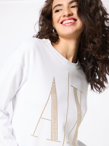 Sweat-shirt ARMANI EXCHANGE en blanc