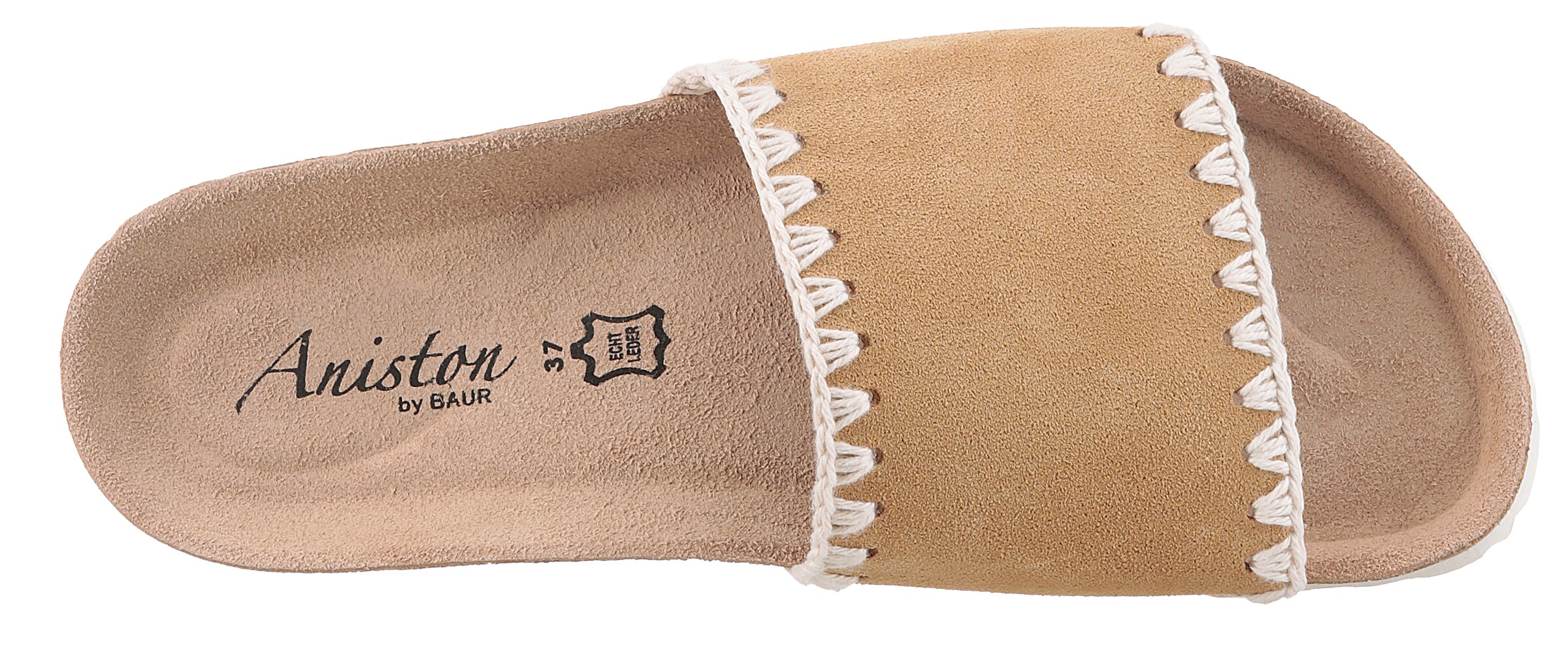 Aniston Mules in Beige