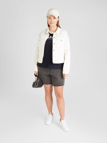 Veste mi-saison 'WILD SOYA' Vero Moda Curve en blanc