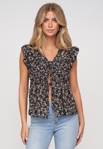 Camicia da donna di Cloud5ive in nero: frontale