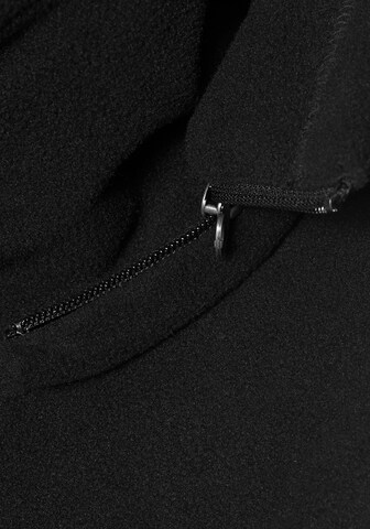 POLARINO Fleecejacke in Schwarz