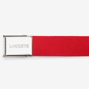 LACOSTE - Cinturón en rojo