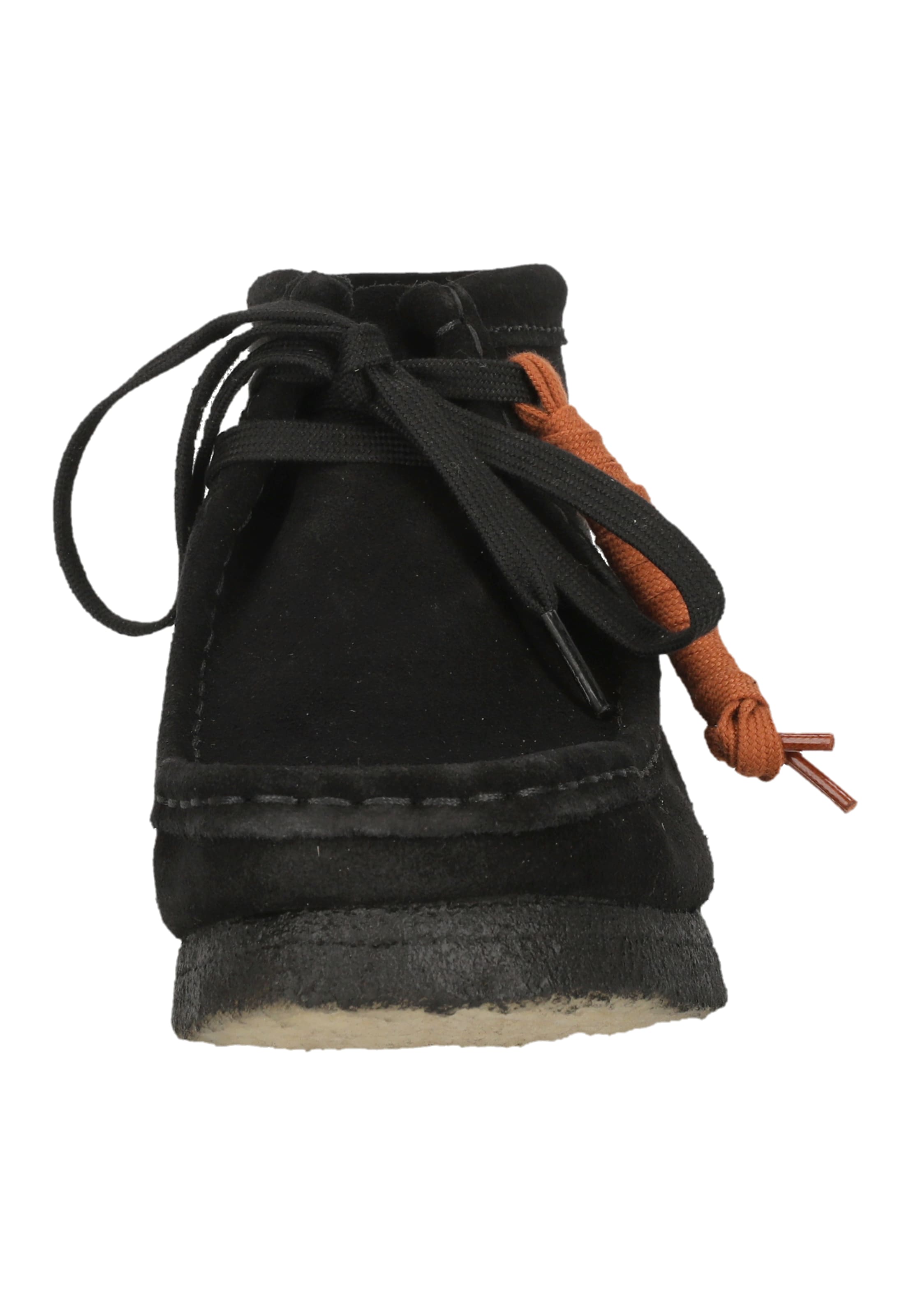 CLARKS Veterschoen 'Wallabee Boot' in Zwart