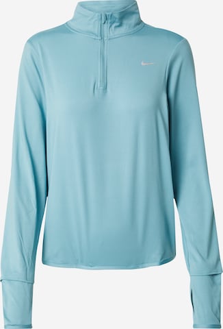 NIKE Funktsionaalne särk 'SWIFT ELEMENT', värv sinine: eest vaates