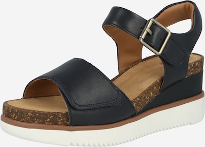 CLARKS Sandale 'Lizby' u tamno plava / bijela, Pregled proizvoda