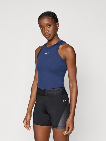 NIKE Športni top 'ONE' | modra barva: sprednja stran