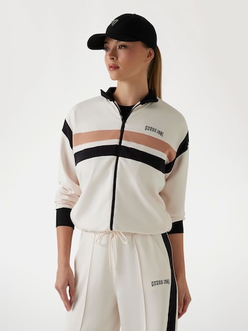 GUESS Strickjacke in Weiß: Vorderseite