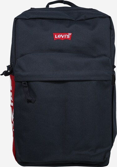 LEVI'S Rucksack in dunkelblau / rot / weiß, Produktansicht