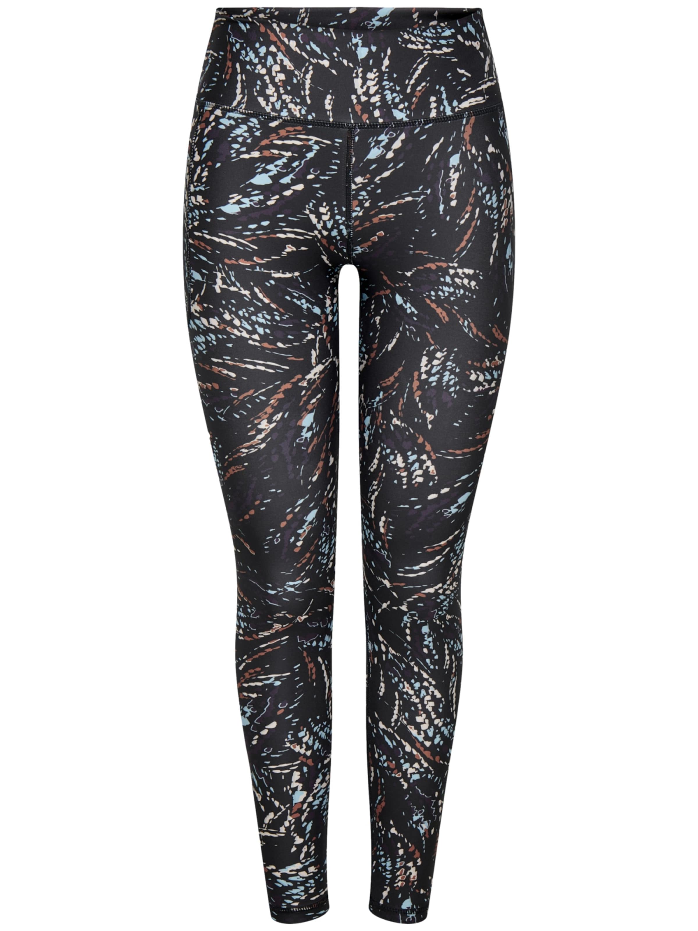 ONLY PLAY Slimfit Leggings 'Jam' in Zwart: voorkant