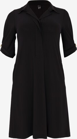 Robe-chemise Yoek en noir : devant