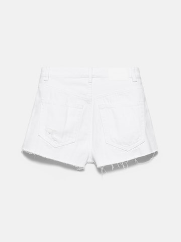 Regular Jeans de la Pull&Bear pe alb