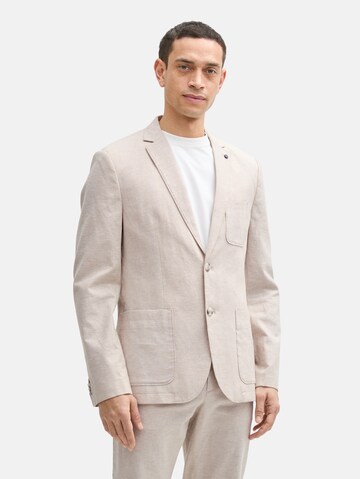 TOM TAILOR Regular Fit Sakko in Weiß: Vorderseite