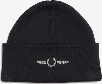 Fred Perry Muts 'Fred Perry' in Zwart: voorkant