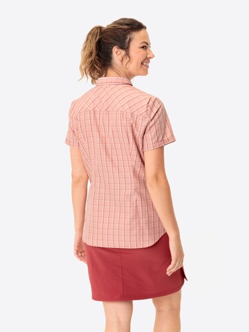 VAUDE Athletic button up shirt ' W Tacun ST II ' in Pink