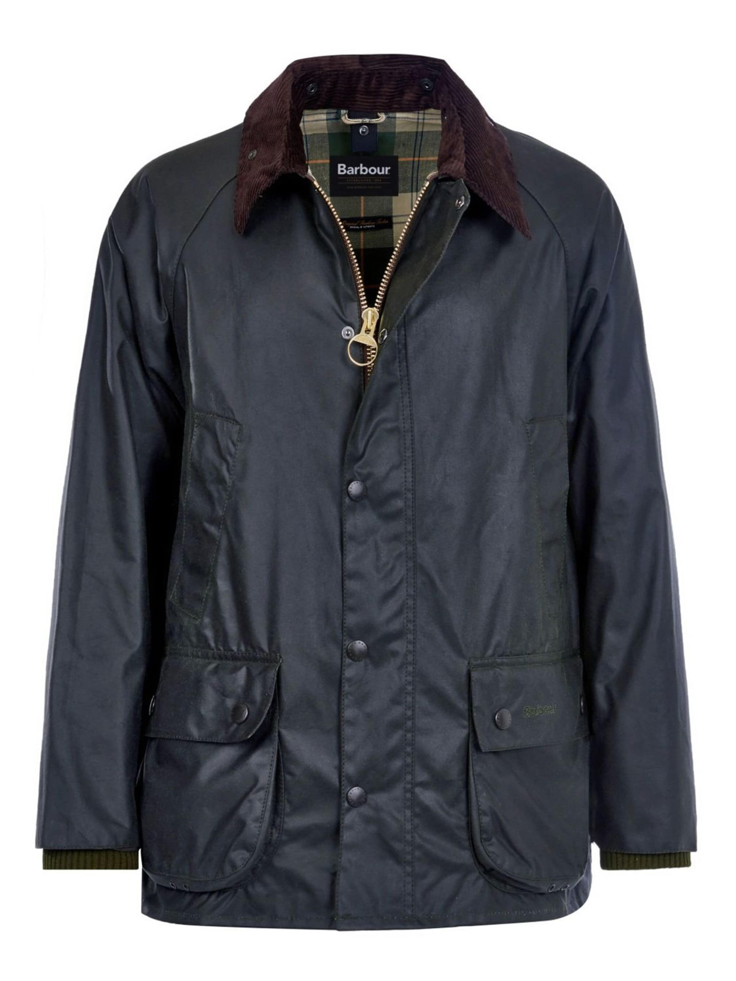 Barbour Winterjas 'Bedale' in Groen: voorkant