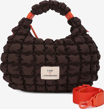 Les Visionnaires Crossbody Bag in Brown: front