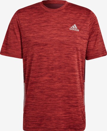 T-Shirt fonctionnel ADIDAS SPORTSWEAR en rouge : devant