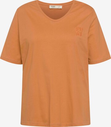 Ulla Popken Shirt in Oranje: voorkant