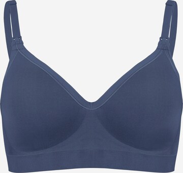 Bravado Designs Nursing Bra 'The Plunge' in Blue: front