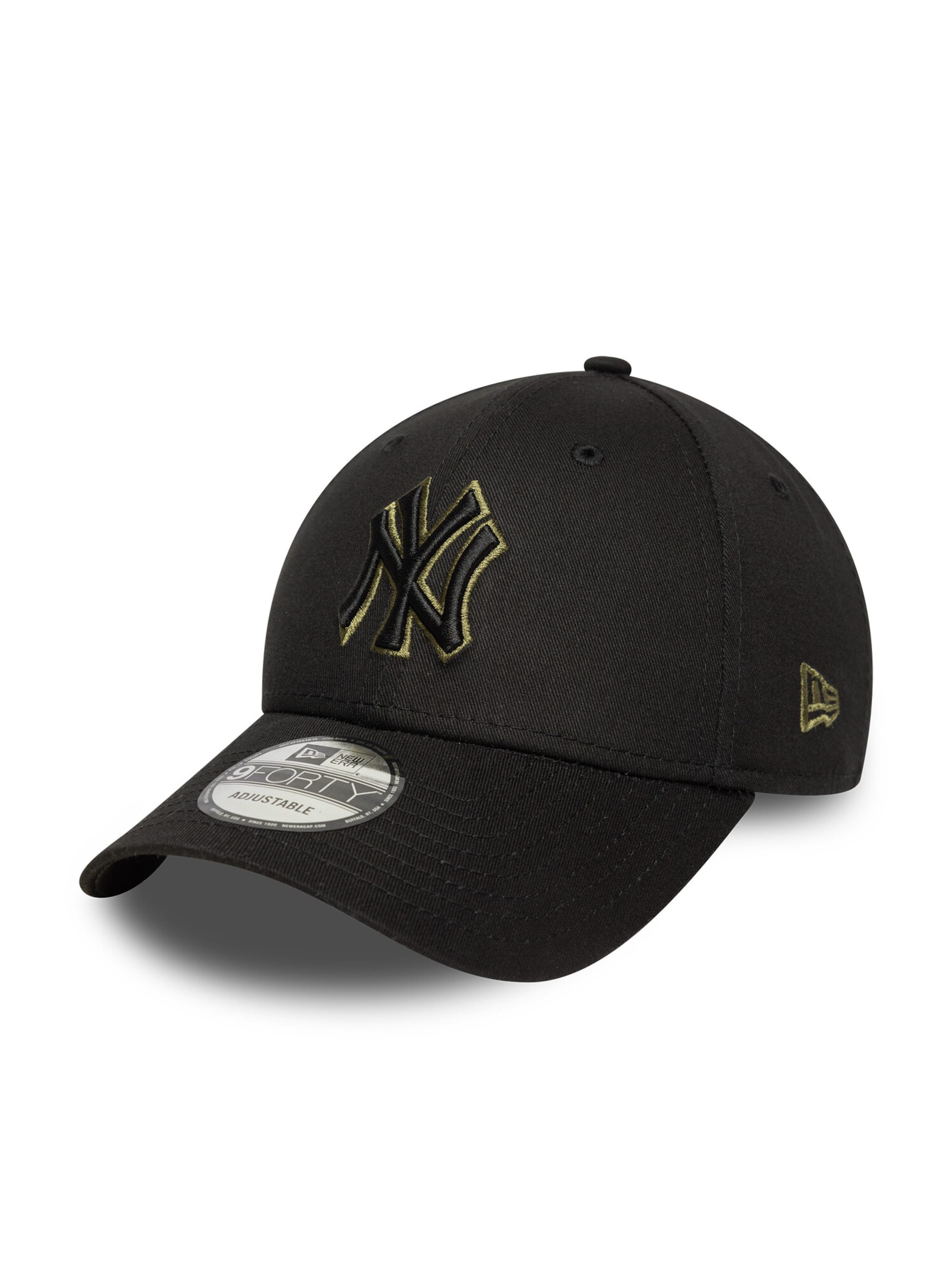 NEW ERA Sportpet '9FORTY New York Yankees MLB Outline' in de kleur Zwart, Productweergave