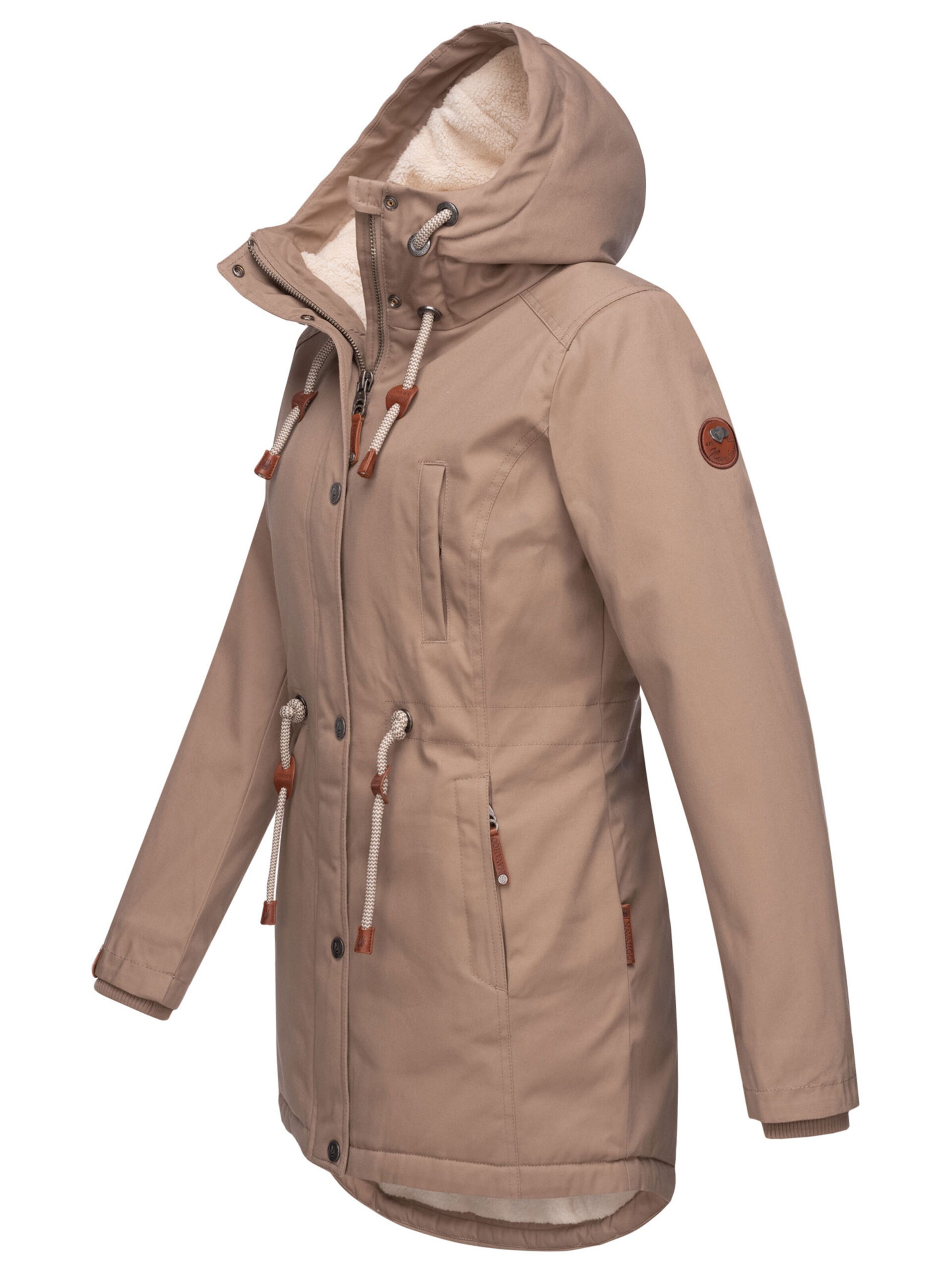 NAVAHOO Winterparka 'Ireliaa' in Beige