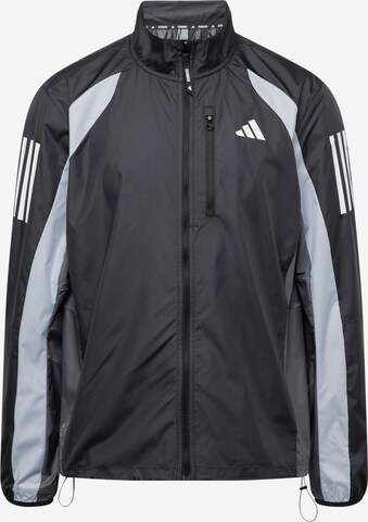 ADIDAS PERFORMANCE - Chaqueta deportiva en negro: frente