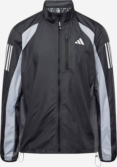 szürke / fekete / fehér ADIDAS PERFORMANCE Sportdzseki, Termék nézet