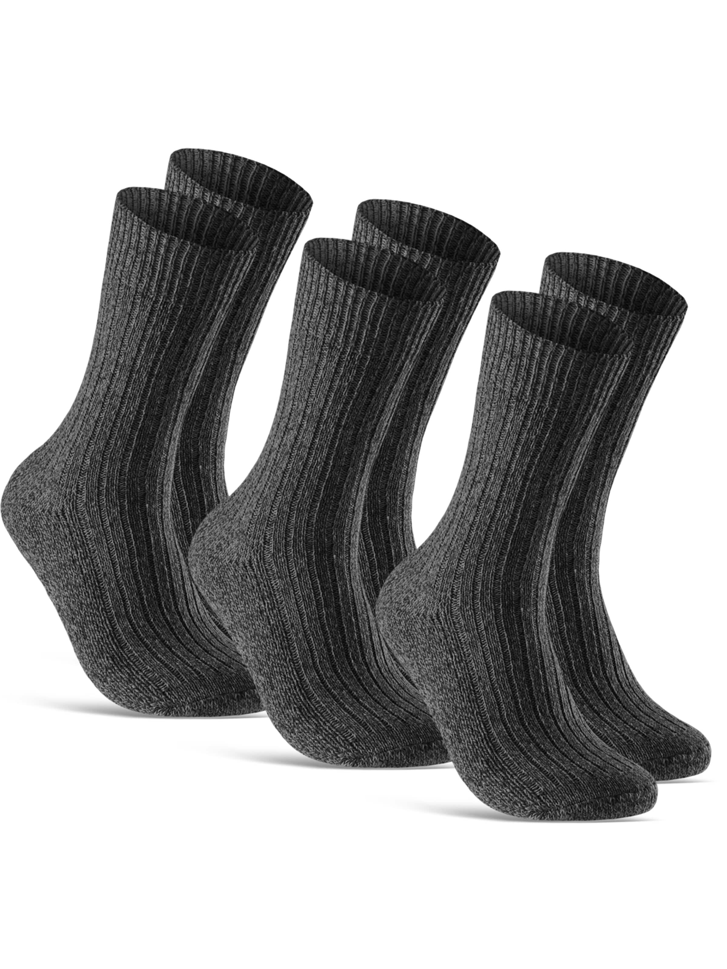 sockenkauf24 Sokken 'Norweger Wollsocken' in Grijs